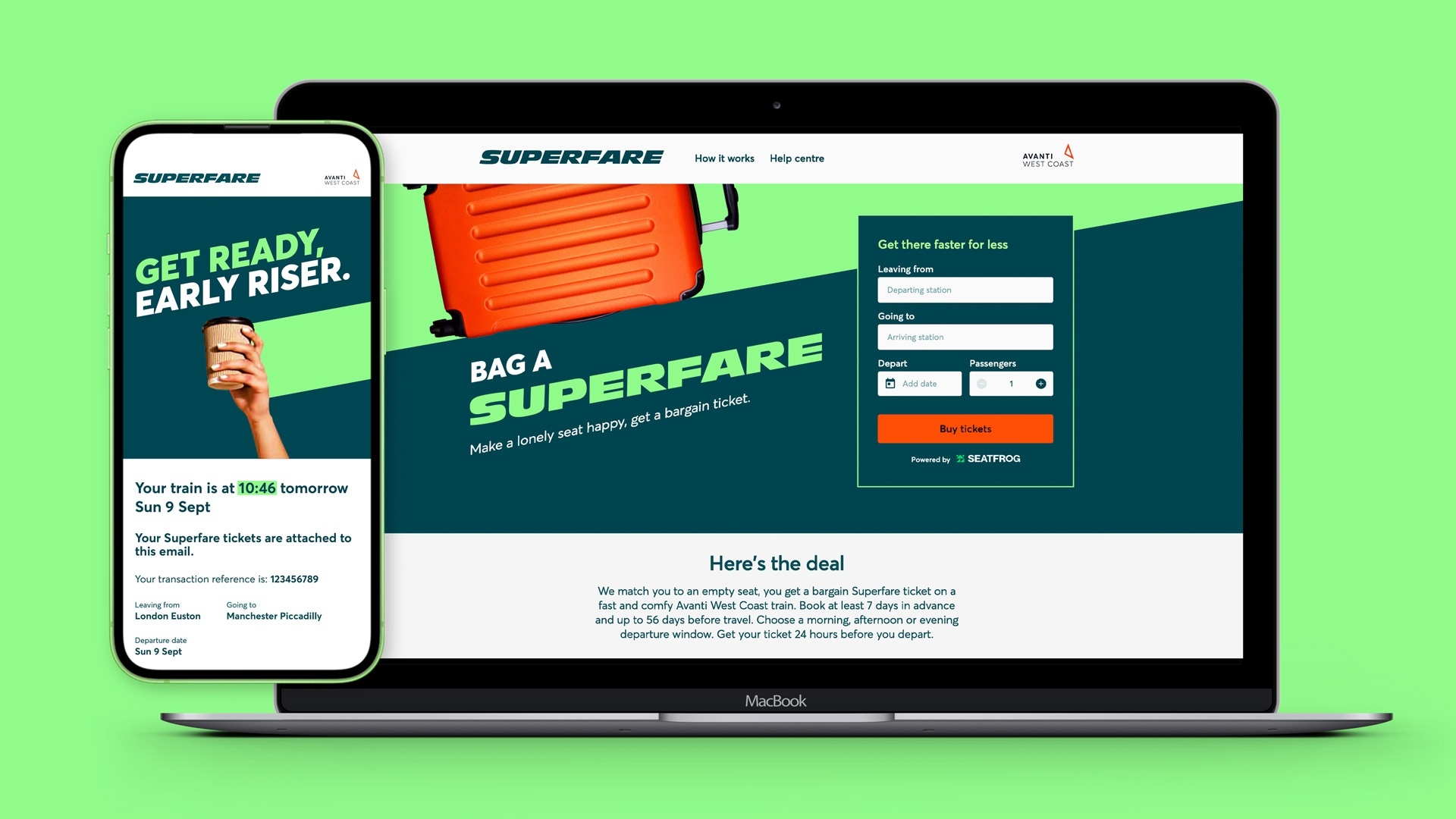 Avanti Superfare Website
