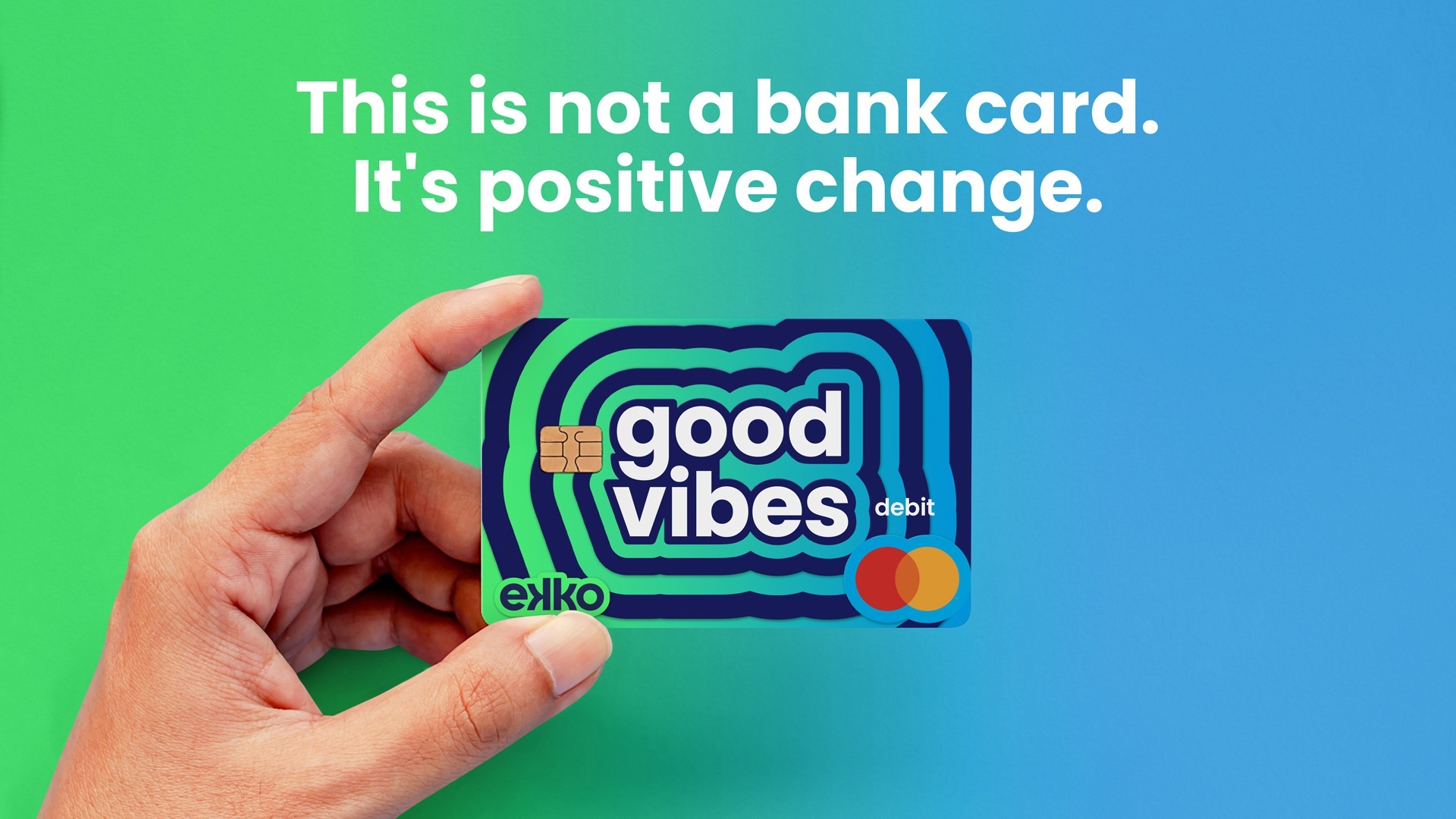 Ekko Bank Card green